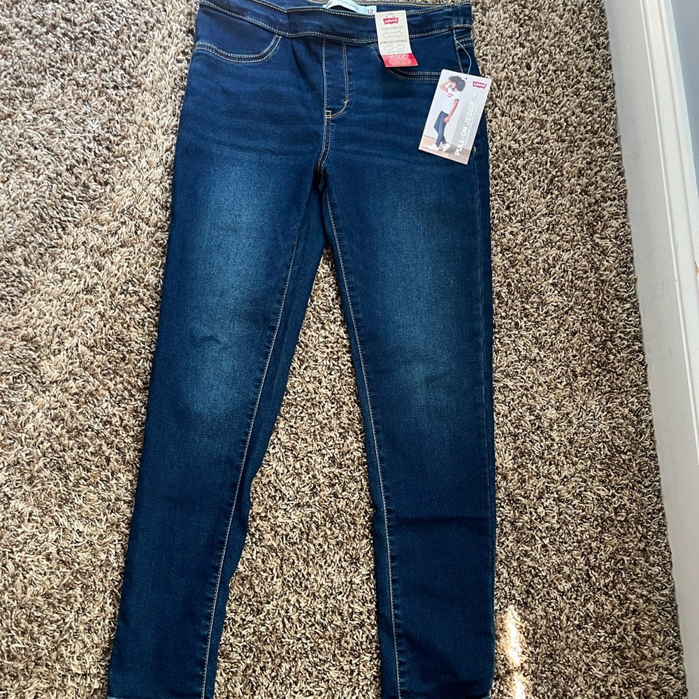 Levi's Kids Dark Blue Jeggings